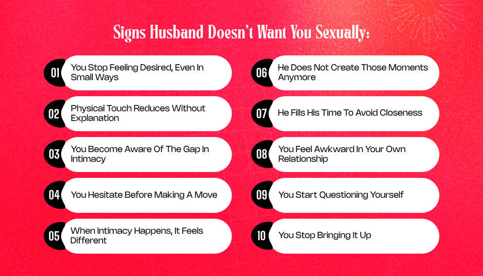 Crucial Signs Husband Doesn't Want You Sexually