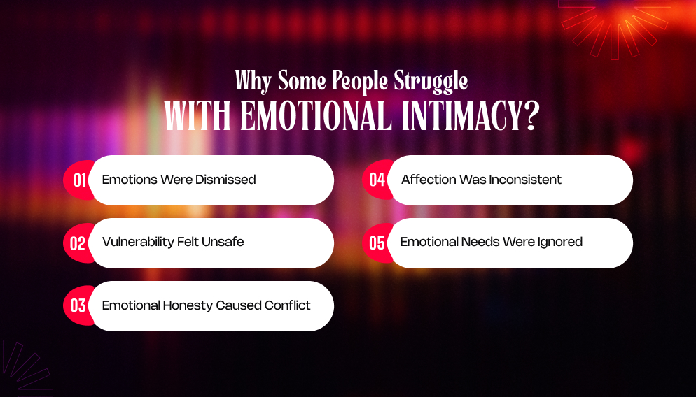 Why Some People Struggle With Emotional Intimacy