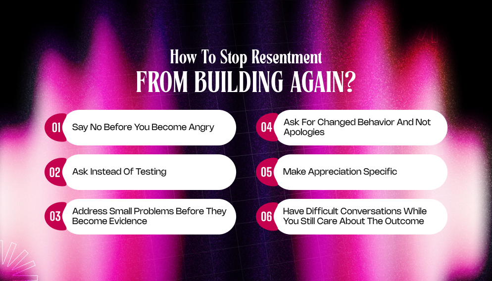 How To Stop Resentment From Building Again?