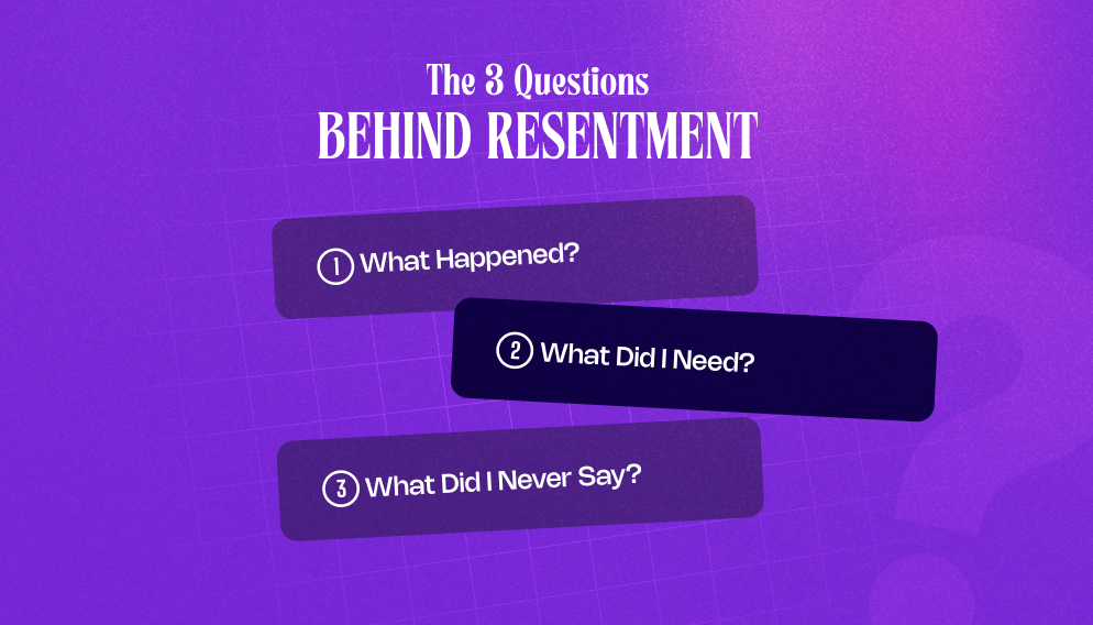 The 3 Questions Behind Resentment