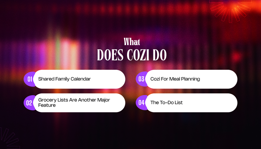 What Does Cozi Do